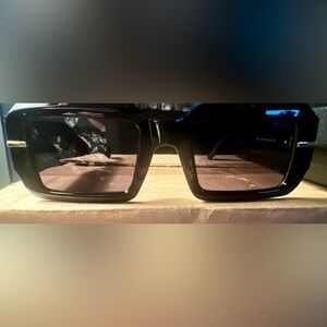 Fendi Chunky Black Square Sunglasses